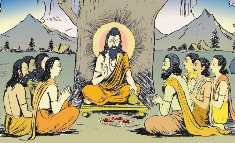  डा. रुपेन्द्रकुमारतिवारी महोदयाः  पाठयन्ति साहित्यकक्षां
